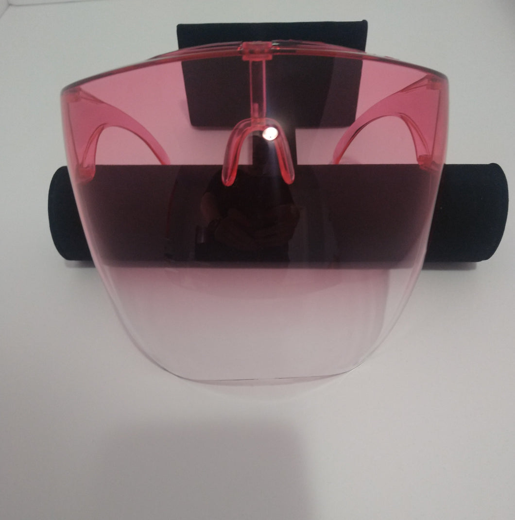 Face shield pink